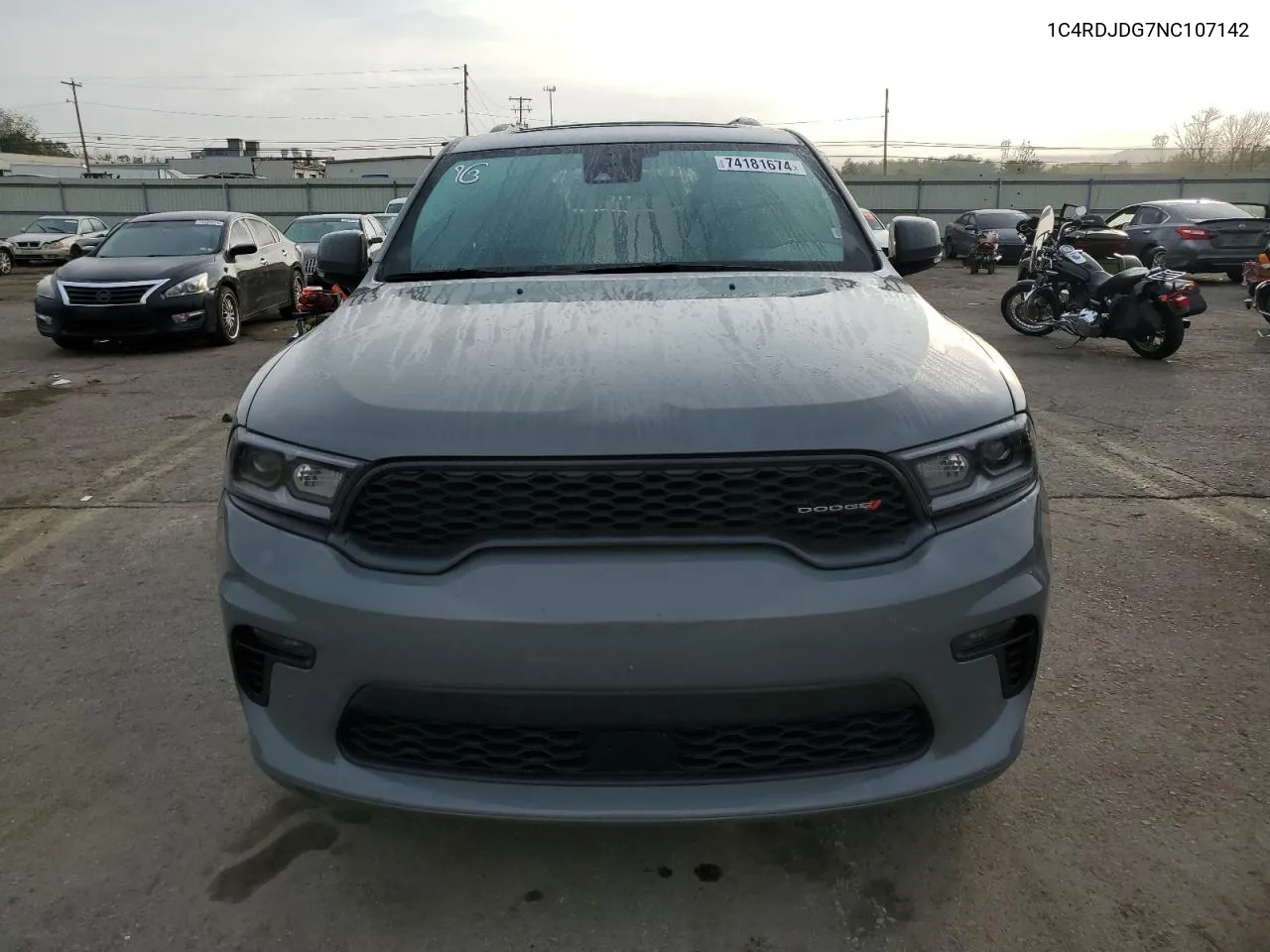 1C4RDJDG7NC107142 2022 Dodge Durango Gt