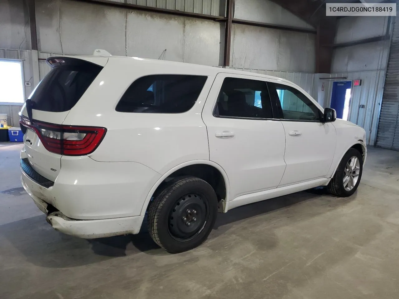 2022 Dodge Durango Gt VIN: 1C4RDJDG0NC188419 Lot: 75344374