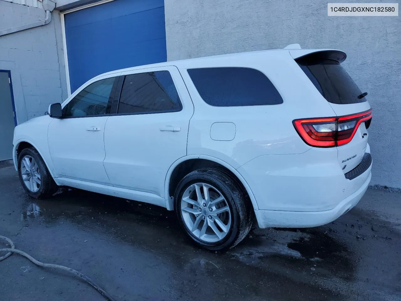 1C4RDJDGXNC182580 2022 Dodge Durango Gt