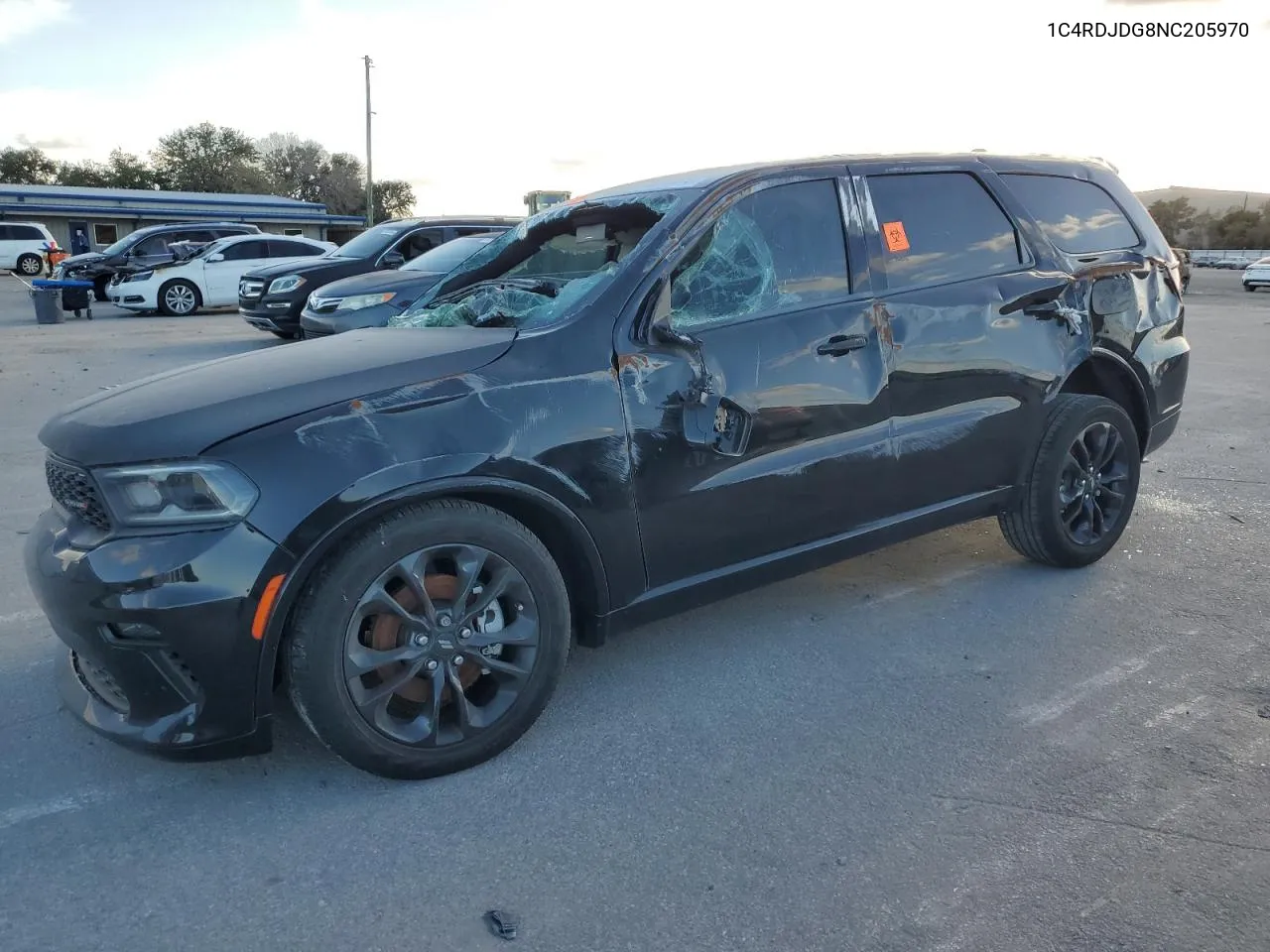 2022 Dodge Durango Gt VIN: 1C4RDJDG8NC205970 Lot: 76715474