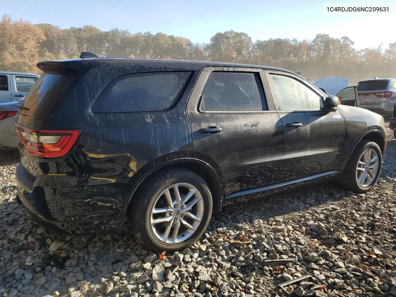 2022 Dodge Durango Gt VIN: 1C4RDJDG6NC209631 Lot: 77862264