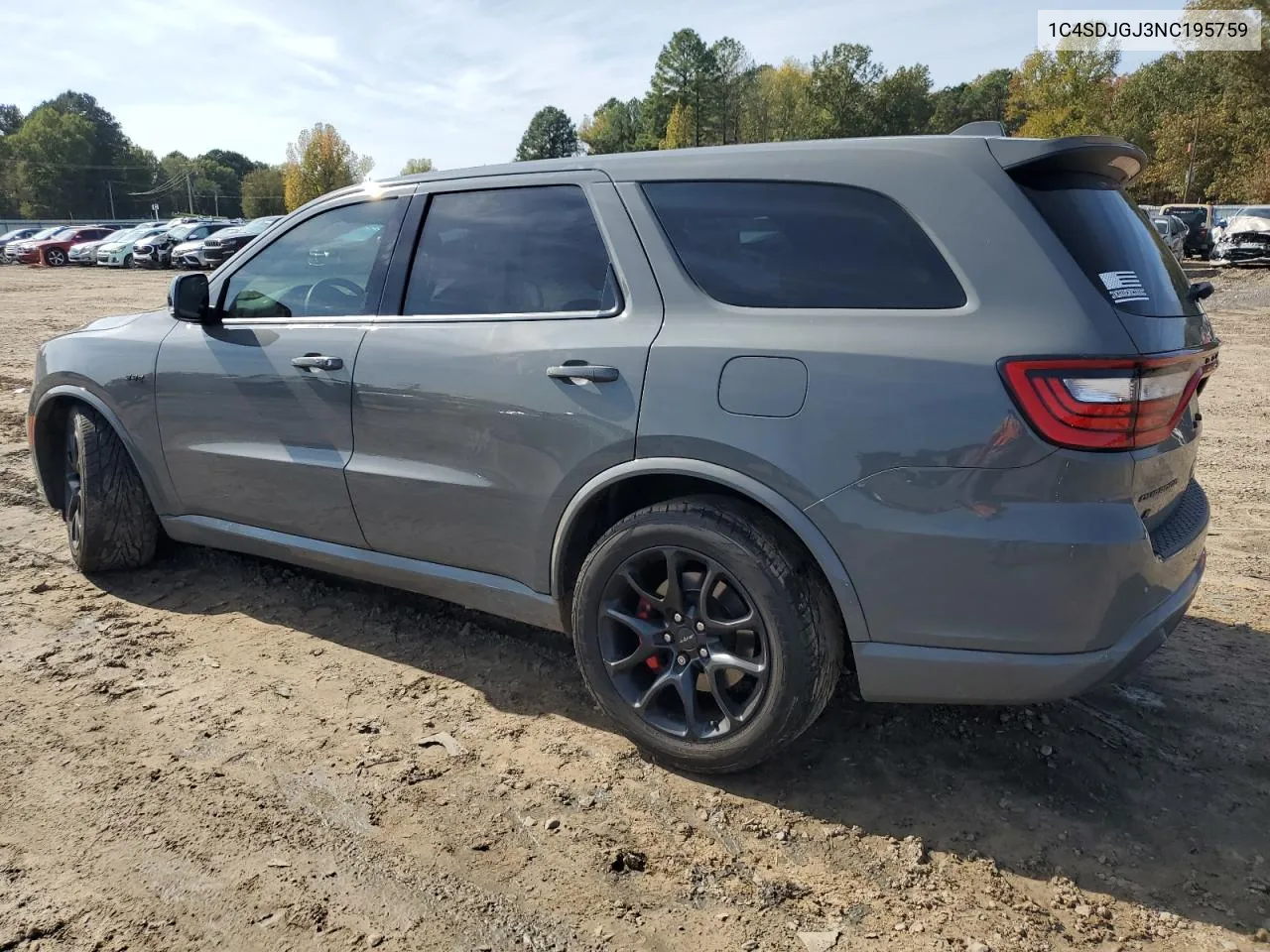 2022 Dodge Durango Srt 392 VIN: 1C4SDJGJ3NC195759 Lot: 78677144