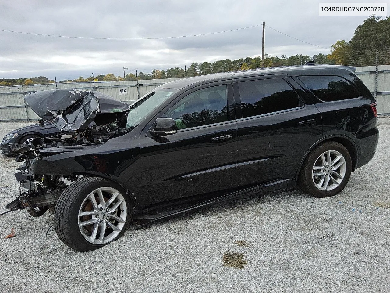 2022 Dodge Durango Gt VIN: 1C4RDHDG7NC203720 Lot: 79032004