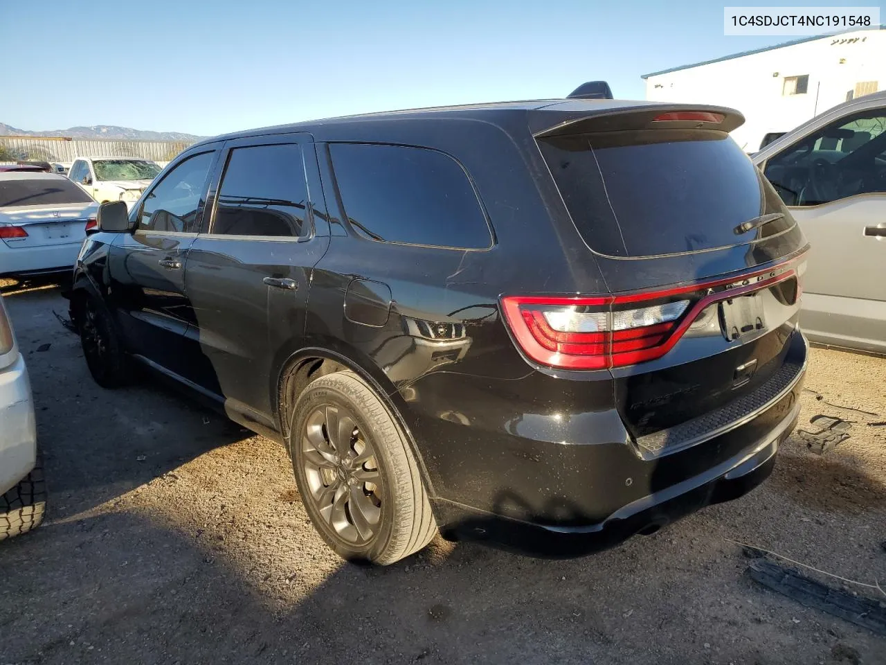 2022 Dodge Durango R/T VIN: 1C4SDJCT4NC191548 Lot: 80236564