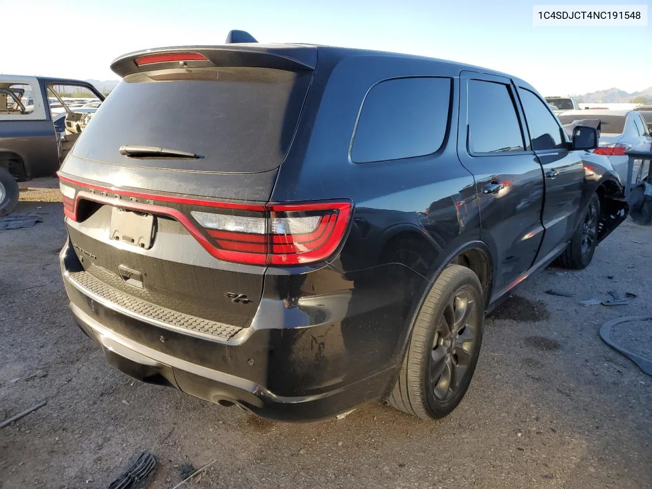 2022 Dodge Durango R/T VIN: 1C4SDJCT4NC191548 Lot: 80236564