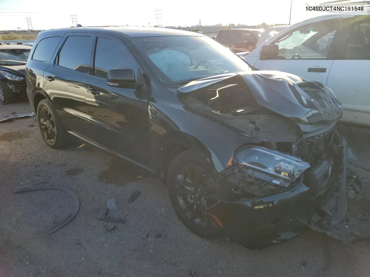 2022 Dodge Durango R/T VIN: 1C4SDJCT4NC191548 Lot: 80236564