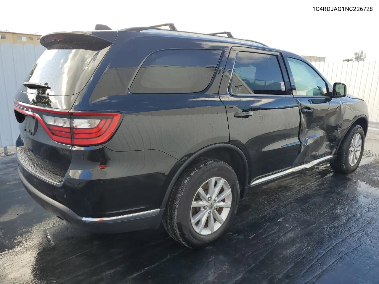 2022 Dodge Durango Sxt VIN: 1C4RDJAG1NC226728 Lot: 80752944