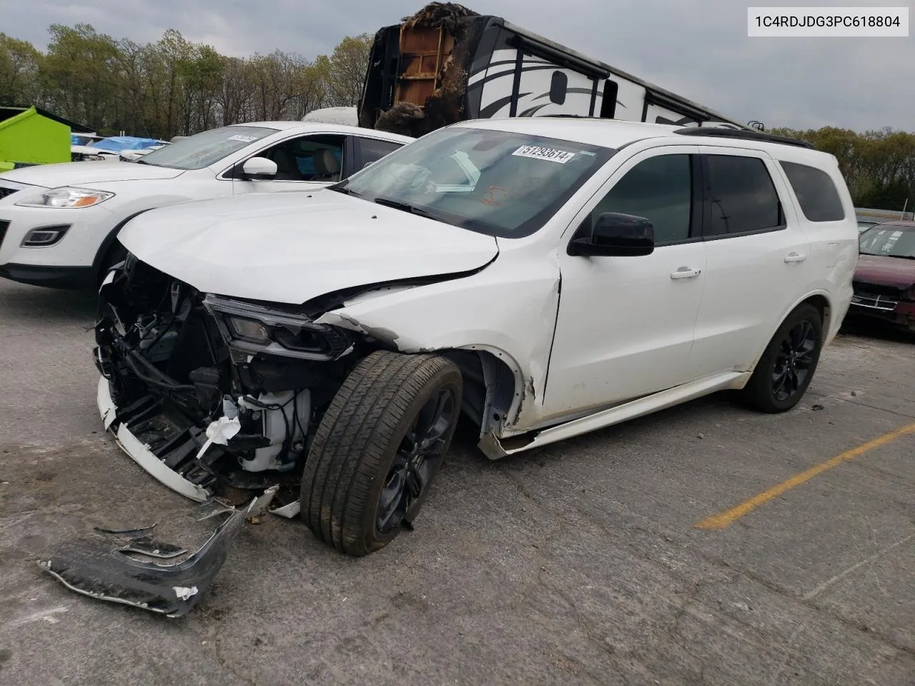 2023 Dodge Durango Gt VIN: 1C4RDJDG3PC618804 Lot: 51293614