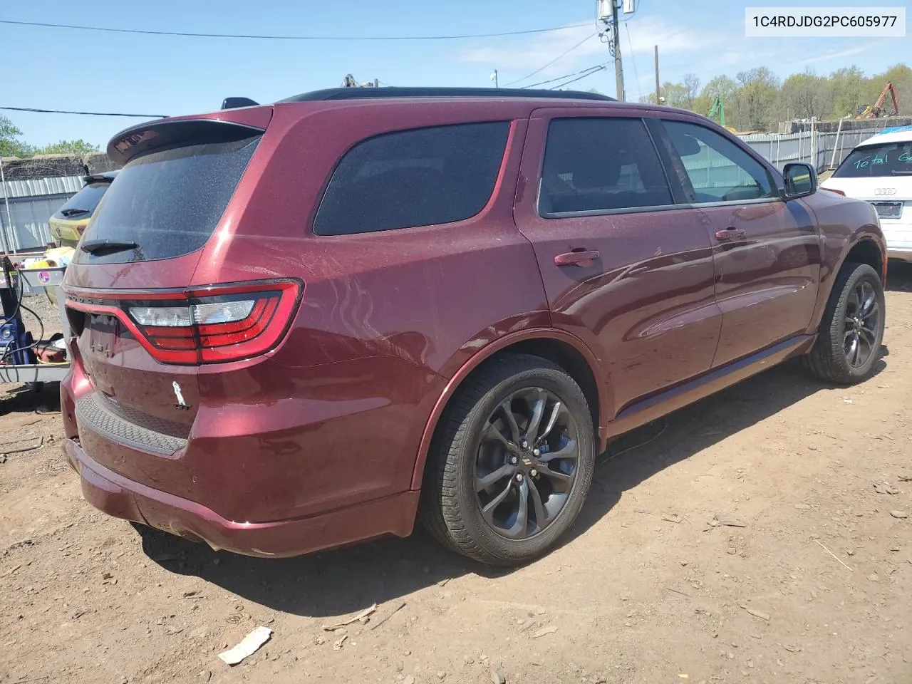 2023 Dodge Durango Gt VIN: 1C4RDJDG2PC605977 Lot: 52001834