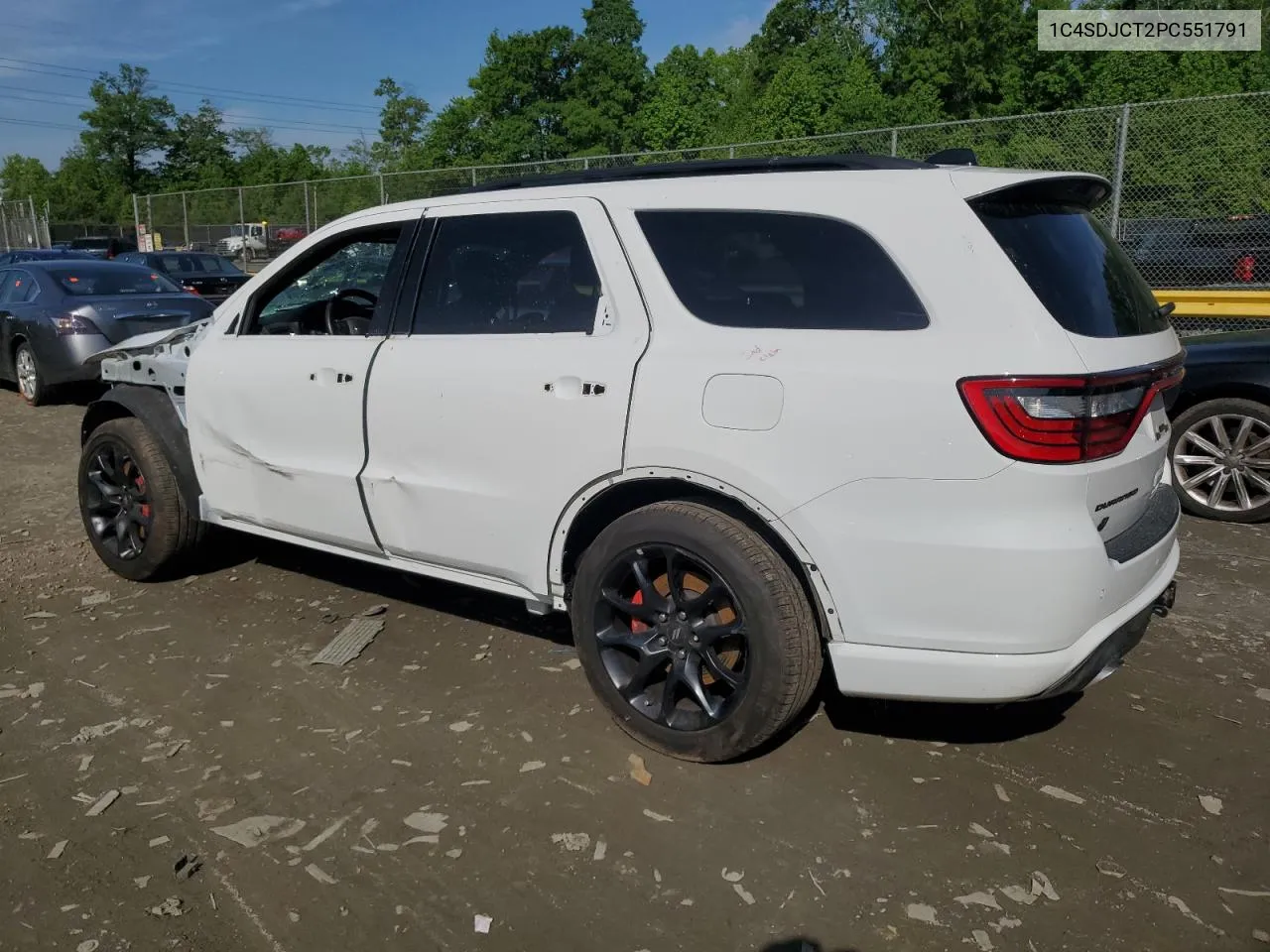 2023 Dodge Durango R/T VIN: 1C4SDJCT2PC551791 Lot: 53229154