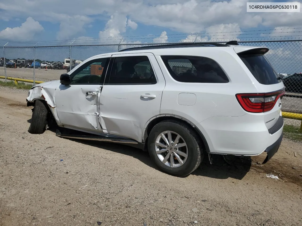 2023 Dodge Durango Sxt VIN: 1C4RDHAG6PC630118 Lot: 60149284