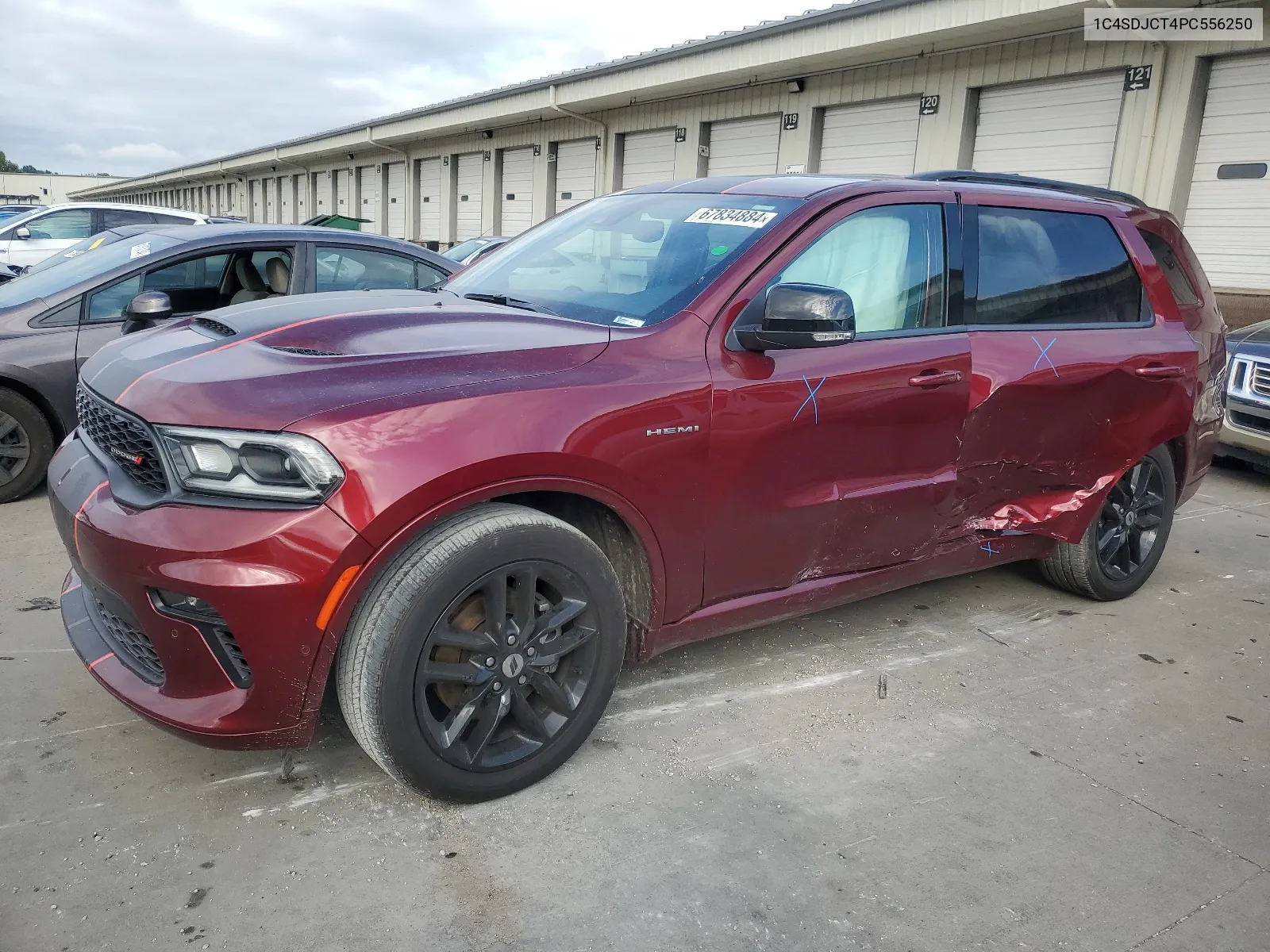 2023 Dodge Durango R/T VIN: 1C4SDJCT4PC556250 Lot: 67834884