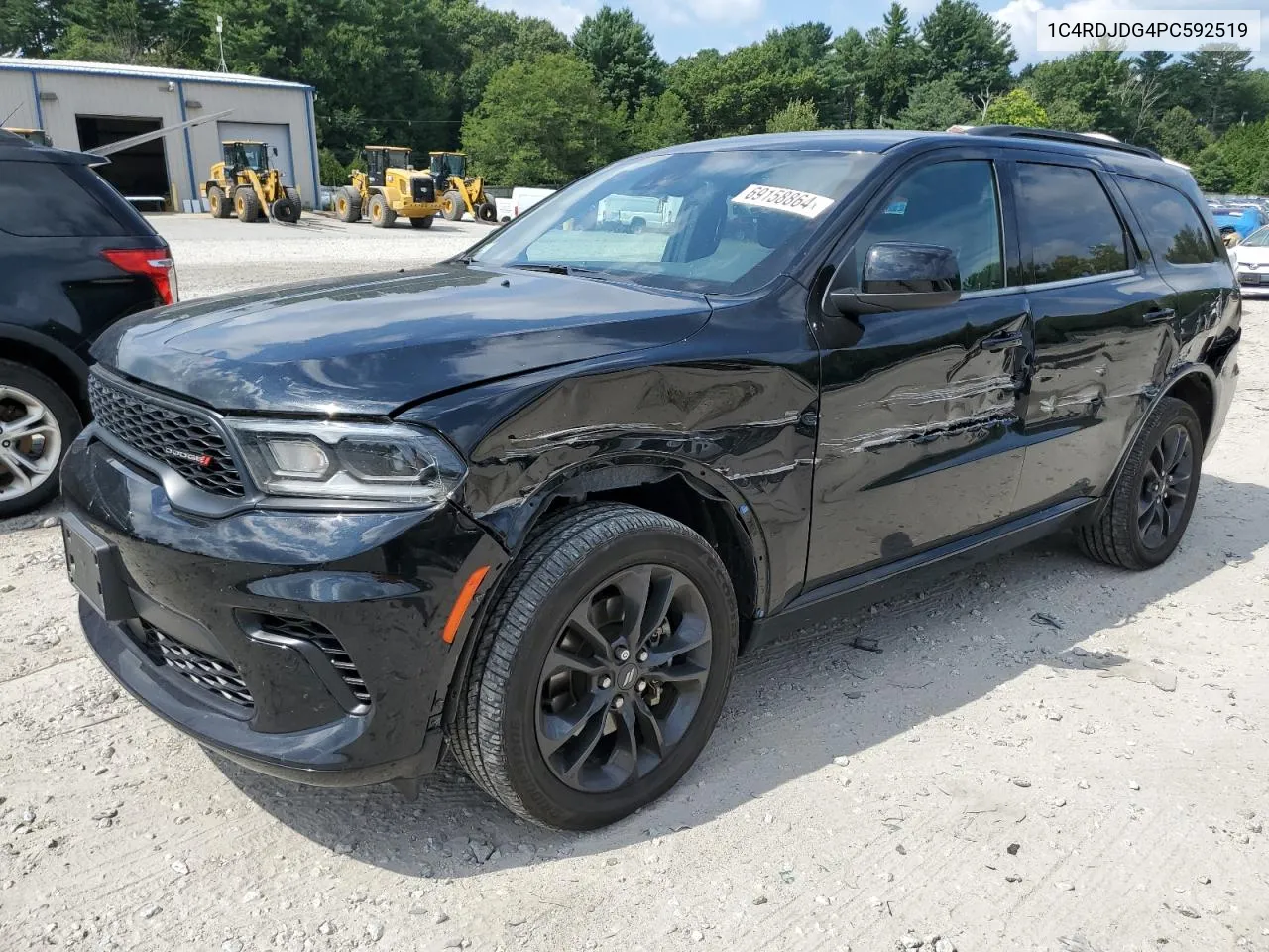 2023 Dodge Durango Gt VIN: 1C4RDJDG4PC592519 Lot: 69158864