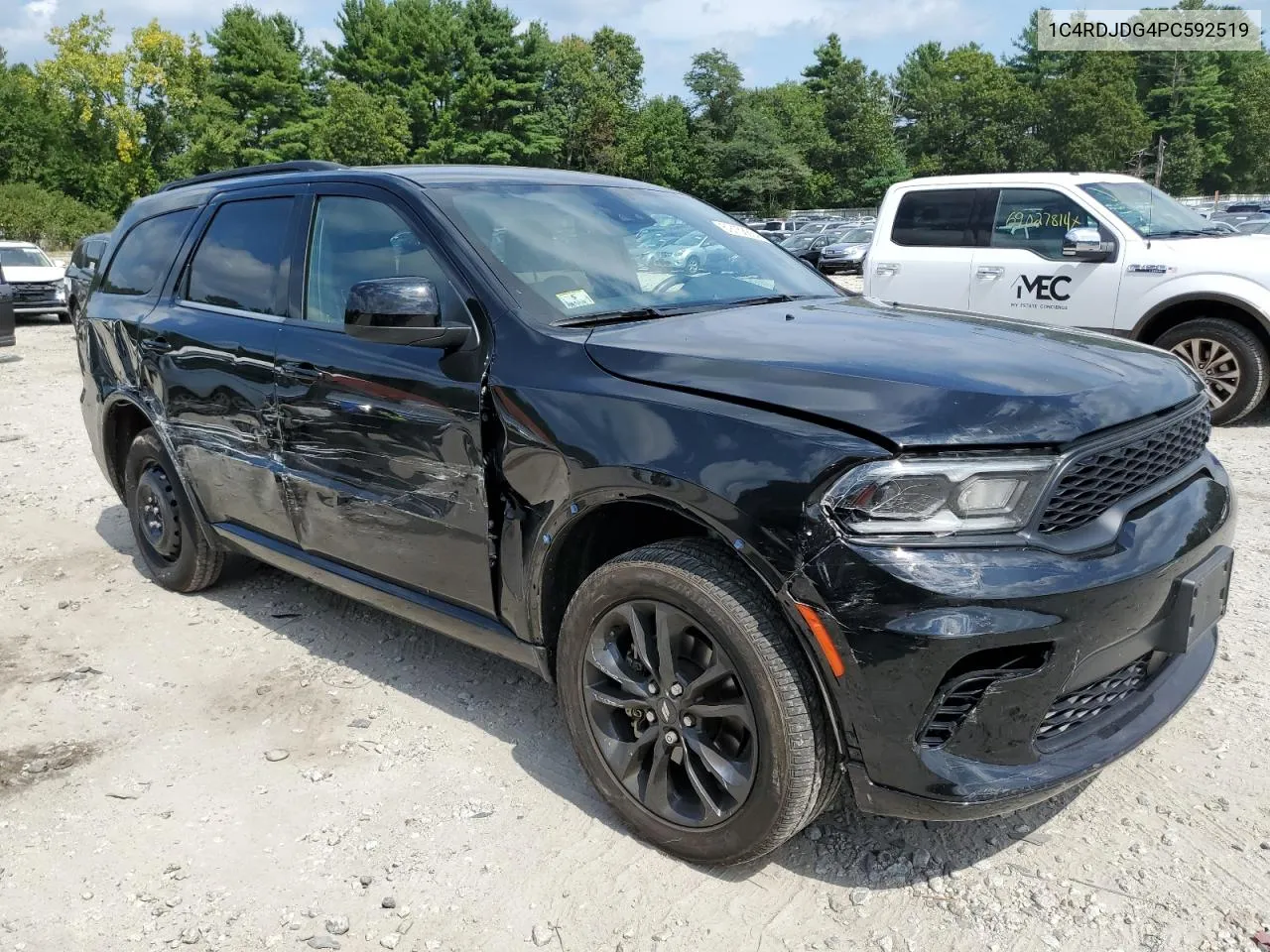 2023 Dodge Durango Gt VIN: 1C4RDJDG4PC592519 Lot: 69158864