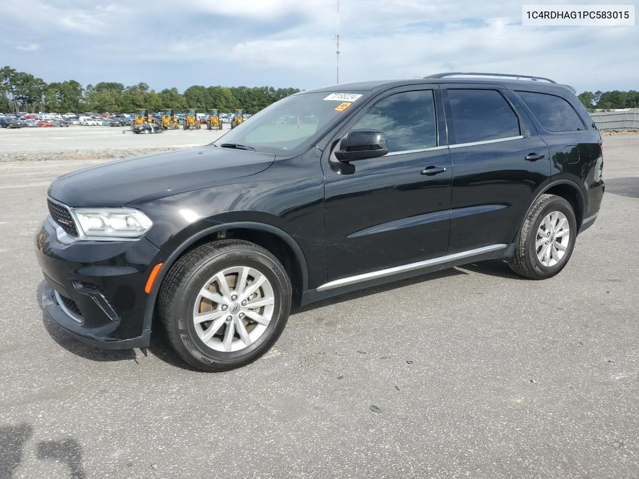 2023 Dodge Durango Sxt VIN: 1C4RDHAG1PC583015 Lot: 70188224