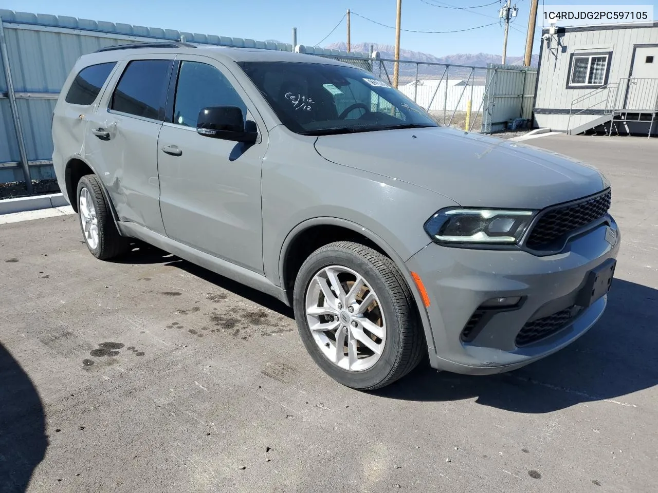 2023 Dodge Durango Gt VIN: 1C4RDJDG2PC597105 Lot: 73239924