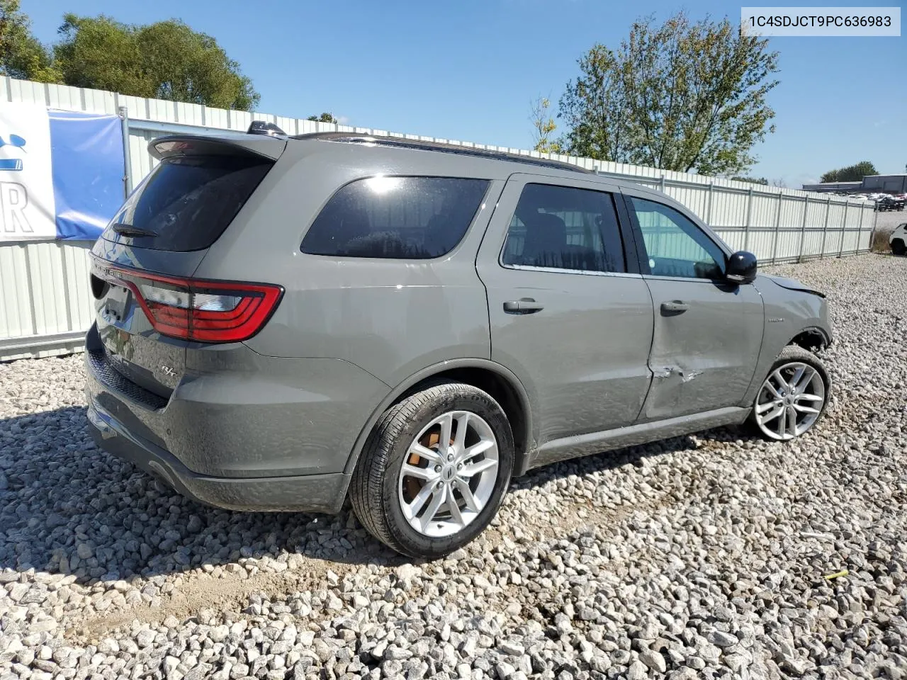 2023 Dodge Durango R/T VIN: 1C4SDJCT9PC636983 Lot: 73547184