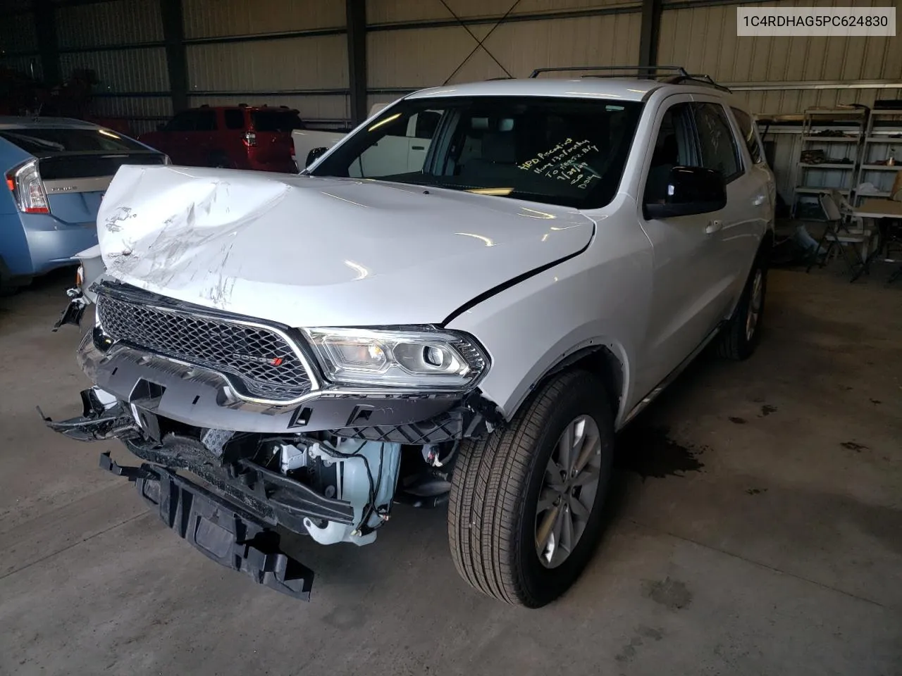 2023 Dodge Durango Sxt VIN: 1C4RDHAG5PC624830 Lot: 74859604