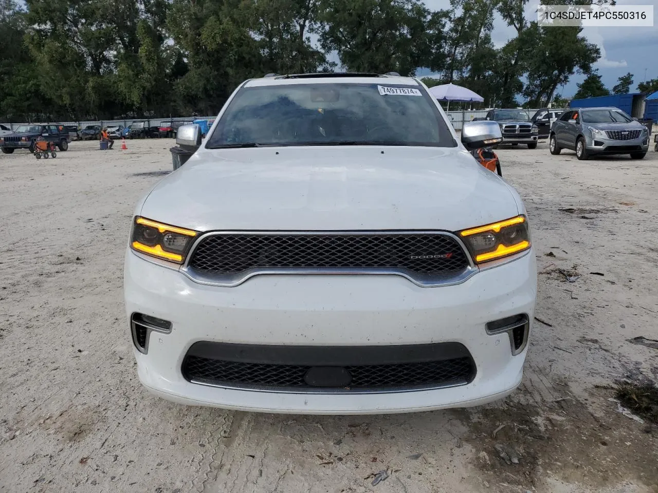 2023 Dodge Durango Citadel VIN: 1C4SDJET4PC550316 Lot: 74977874