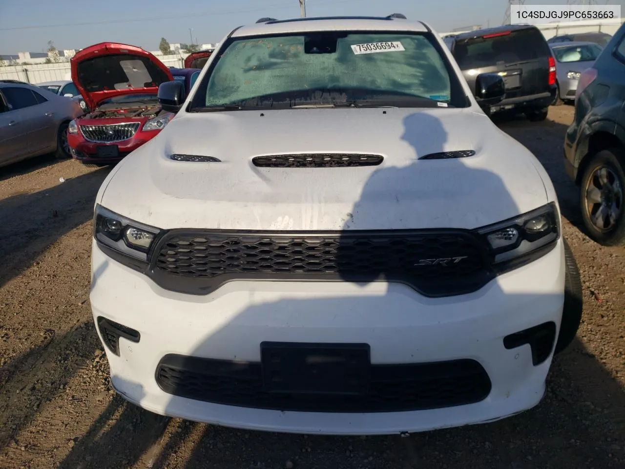 2023 Dodge Durango Srt 392 VIN: 1C4SDJGJ9PC653663 Lot: 75036694