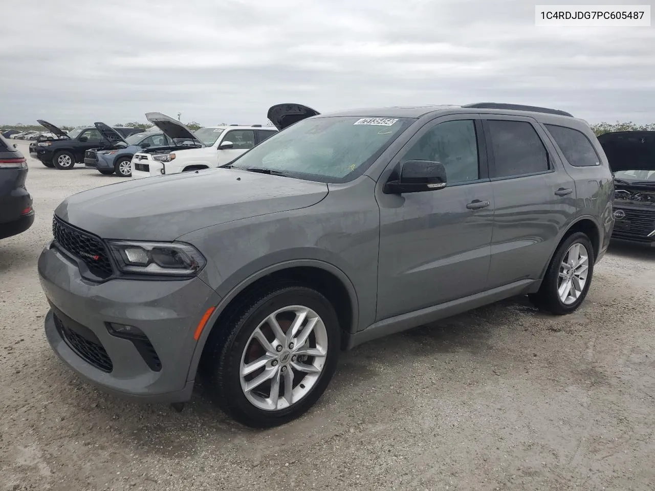 2023 Dodge Durango Gt VIN: 1C4RDJDG7PC605487 Lot: 75135454