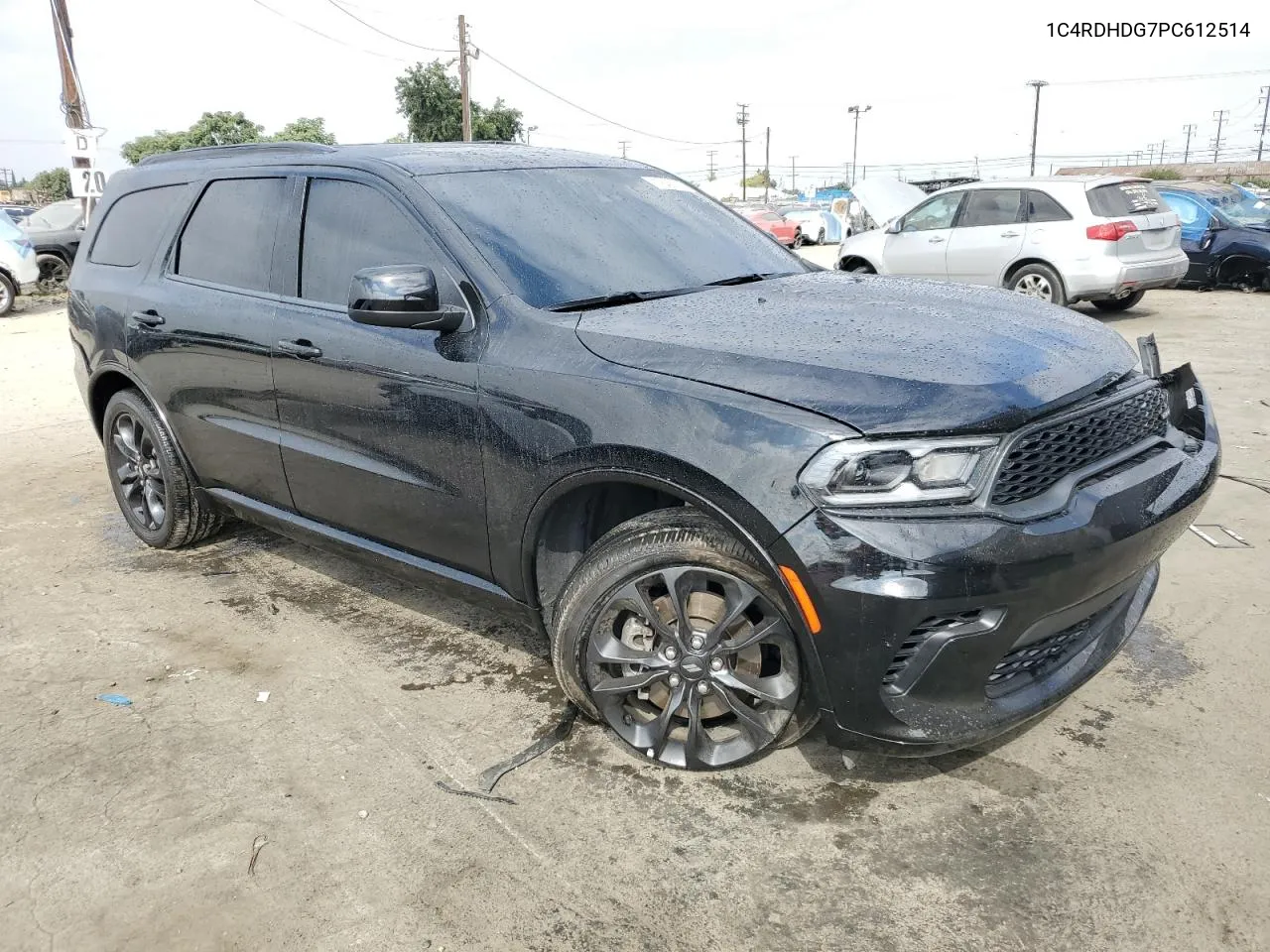 2023 Dodge Durango Gt VIN: 1C4RDHDG7PC612514 Lot: 75648524