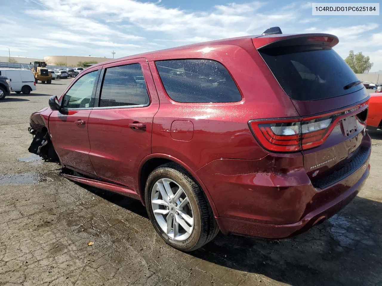 2023 Dodge Durango Gt VIN: 1C4RDJDG1PC625184 Lot: 75903554