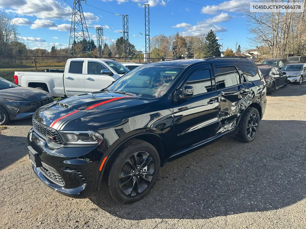 2023 Dodge Durango R/T VIN: 1C4SDJCTXPC666378 Lot: 76100444