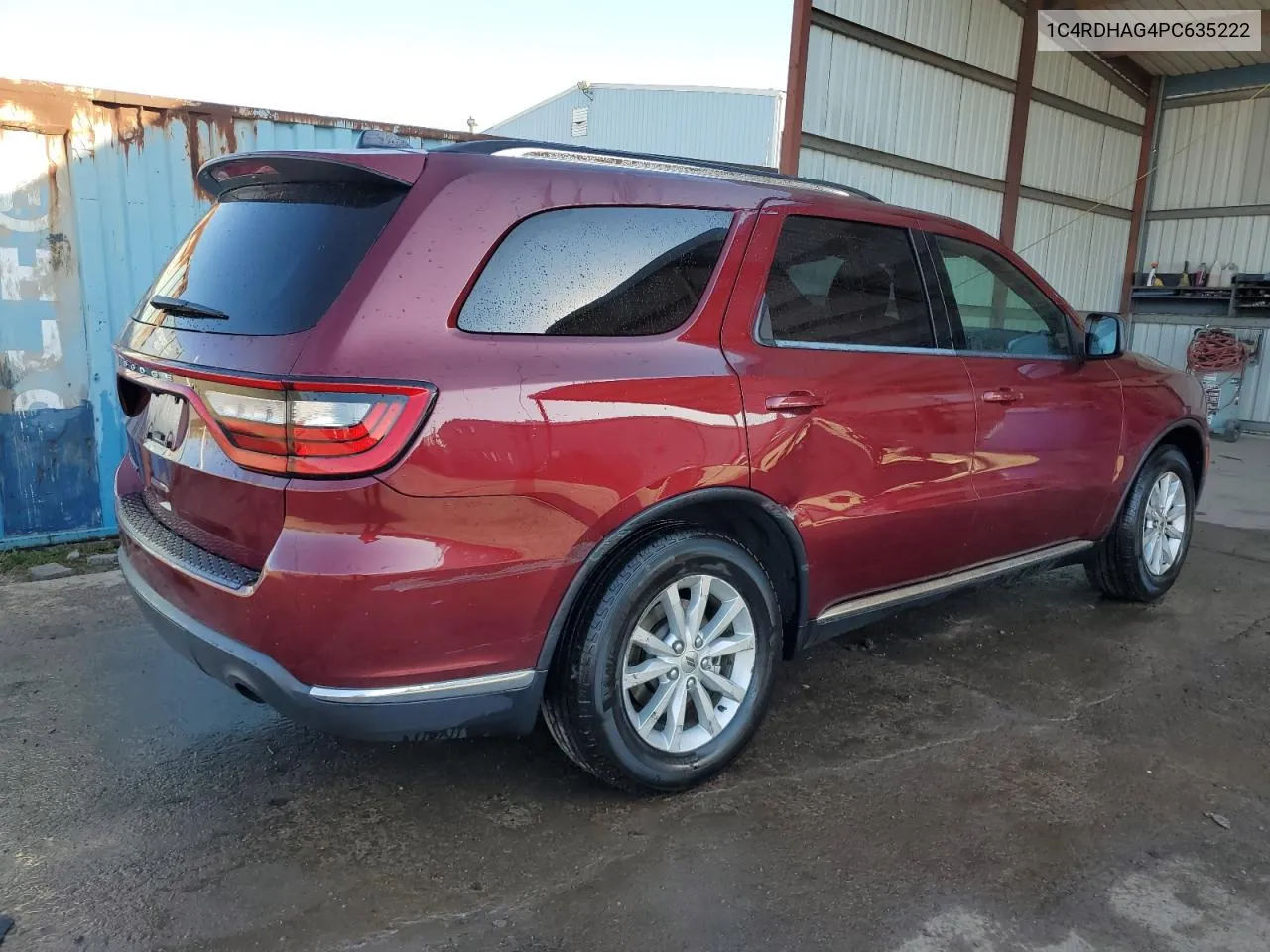 2023 Dodge Durango Sxt VIN: 1C4RDHAG4PC635222 Lot: 76957534