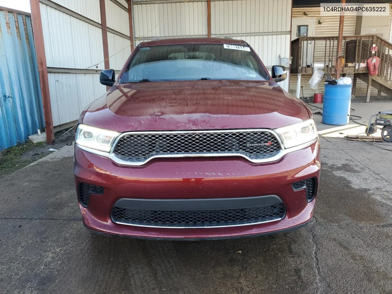 1C4RDHAG4PC635222 2023 Dodge Durango Sxt