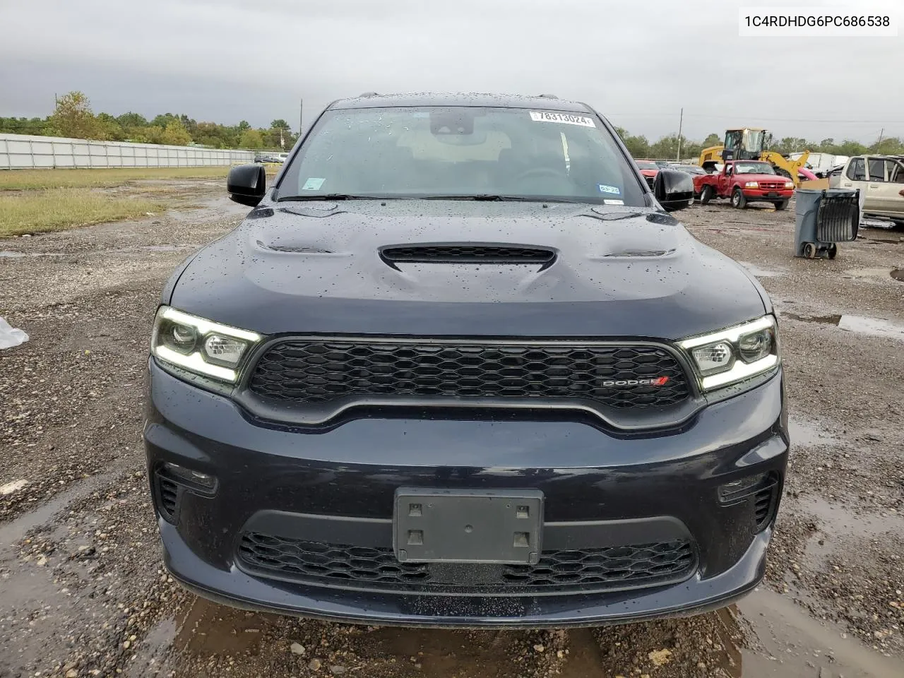 2023 Dodge Durango Gt VIN: 1C4RDHDG6PC686538 Lot: 78313024