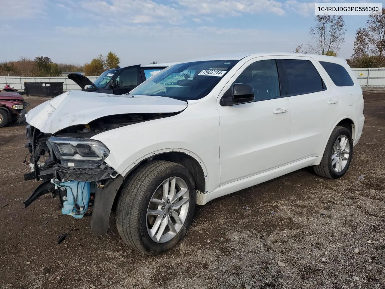 2023 Dodge Durango Gt VIN: 1C4RDJDG3PC556000 Lot: 78432114