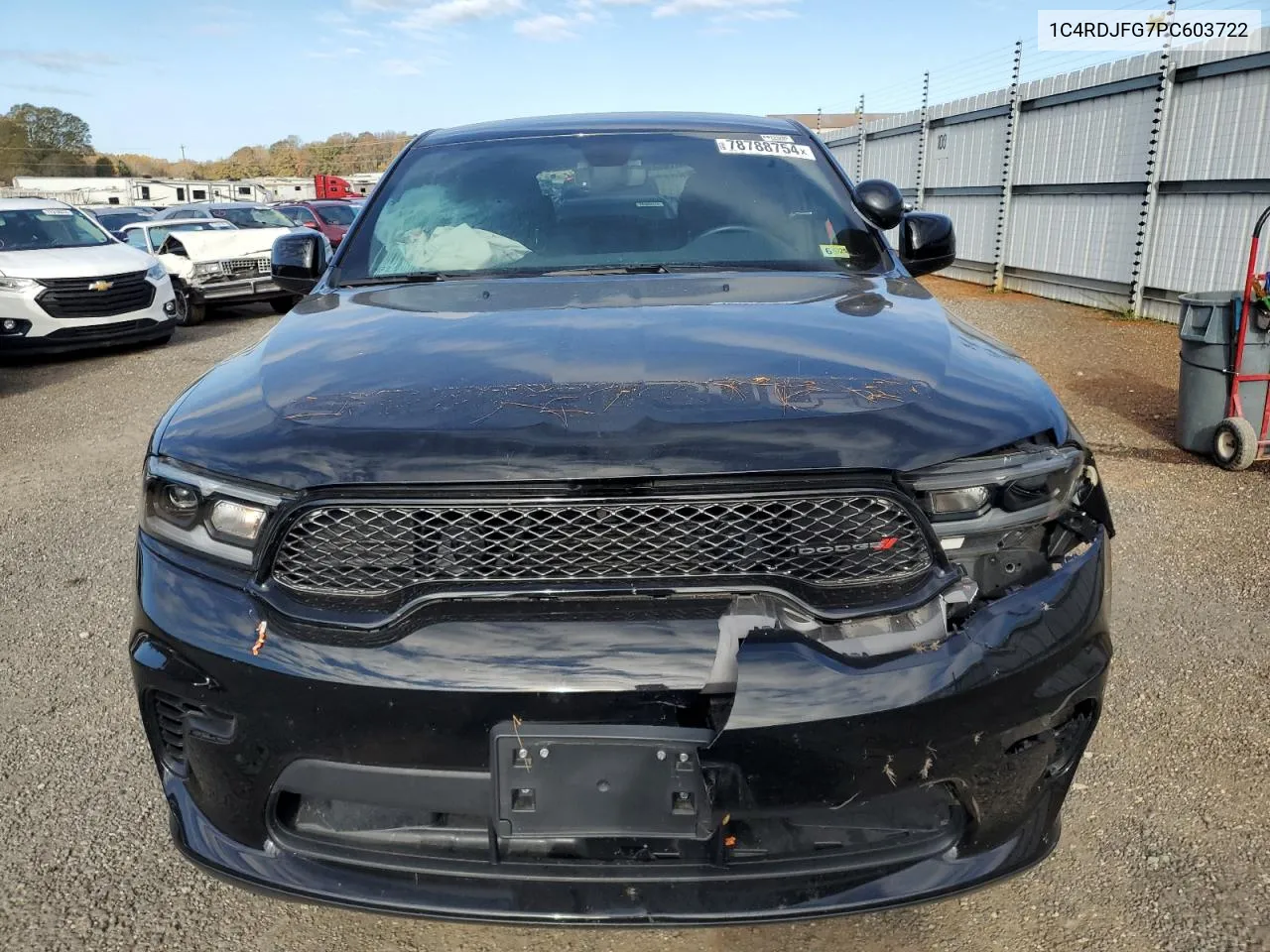 2023 Dodge Durango Pursuit VIN: 1C4RDJFG7PC603722 Lot: 78788754