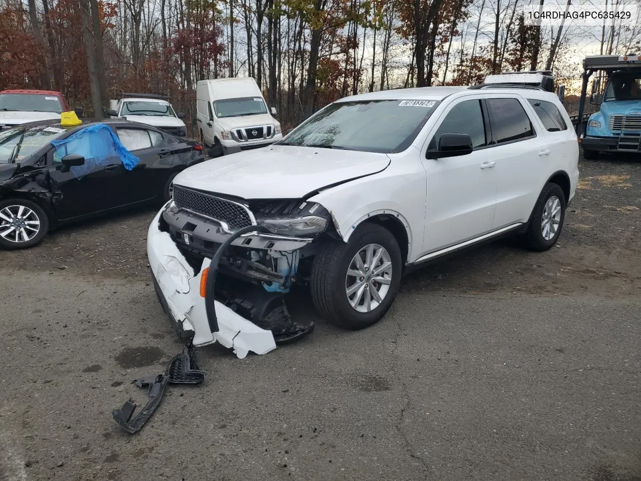 2023 Dodge Durango Sxt VIN: 1C4RDHAG4PC635429 Lot: 78813784