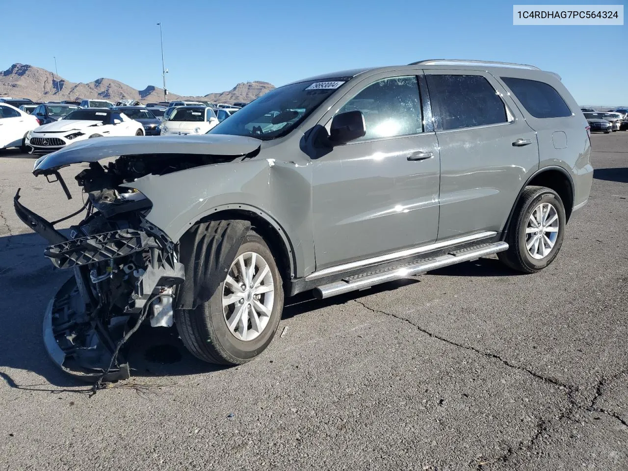 2023 Dodge Durango Sxt VIN: 1C4RDHAG7PC564324 Lot: 79893004