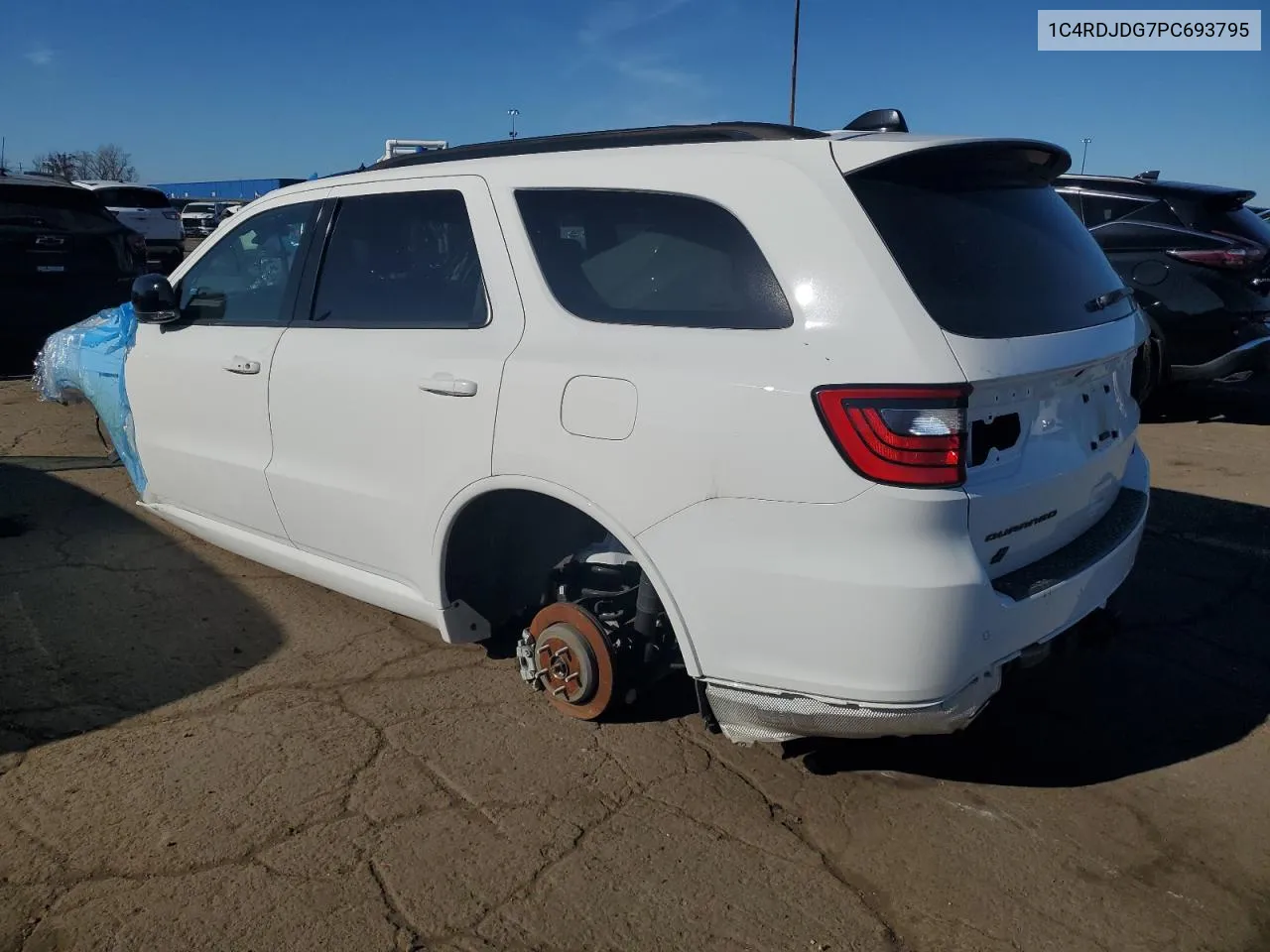 2023 Dodge Durango Gt VIN: 1C4RDJDG7PC693795 Lot: 80076254