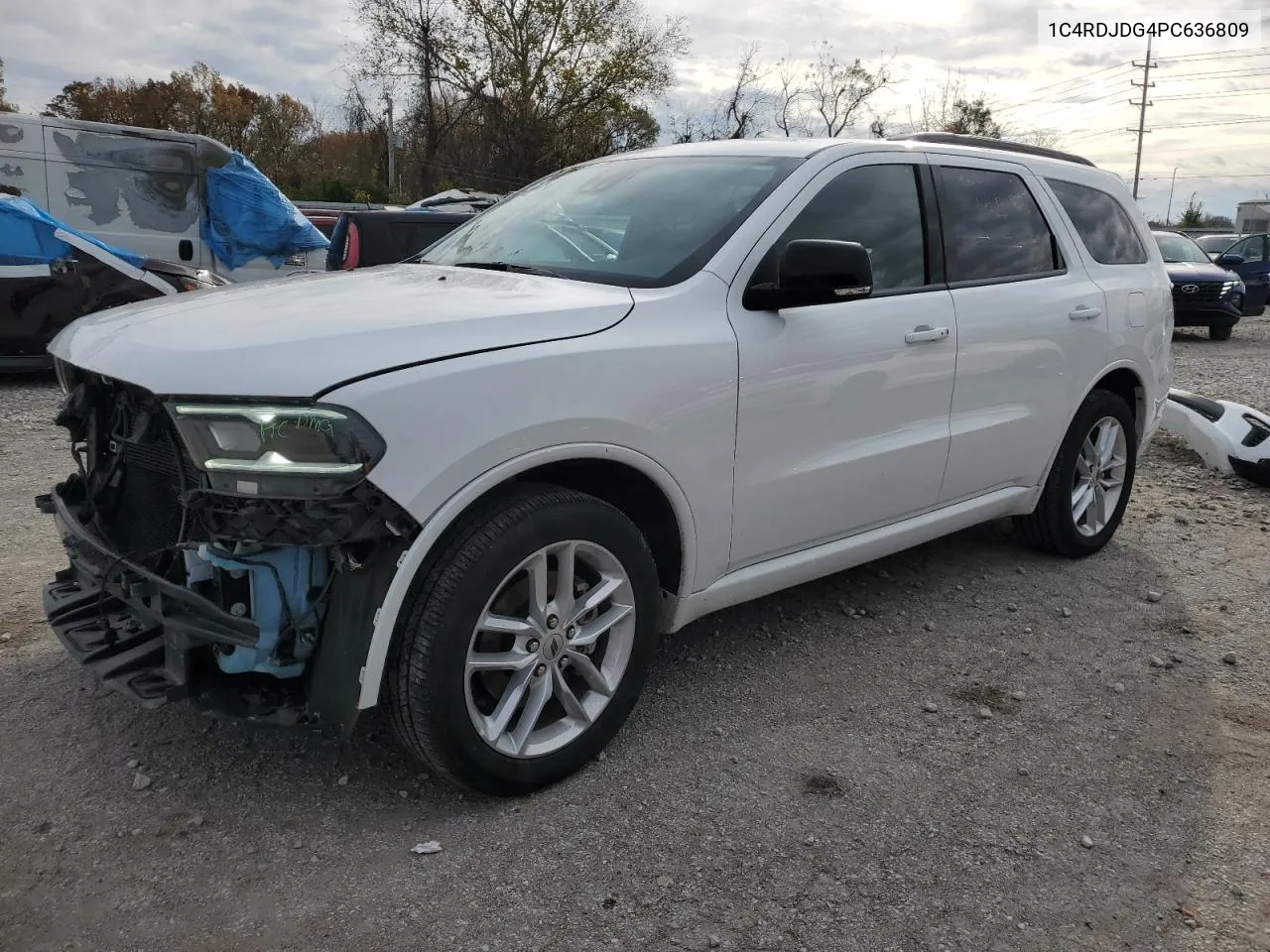 2023 Dodge Durango Gt VIN: 1C4RDJDG4PC636809 Lot: 80742924