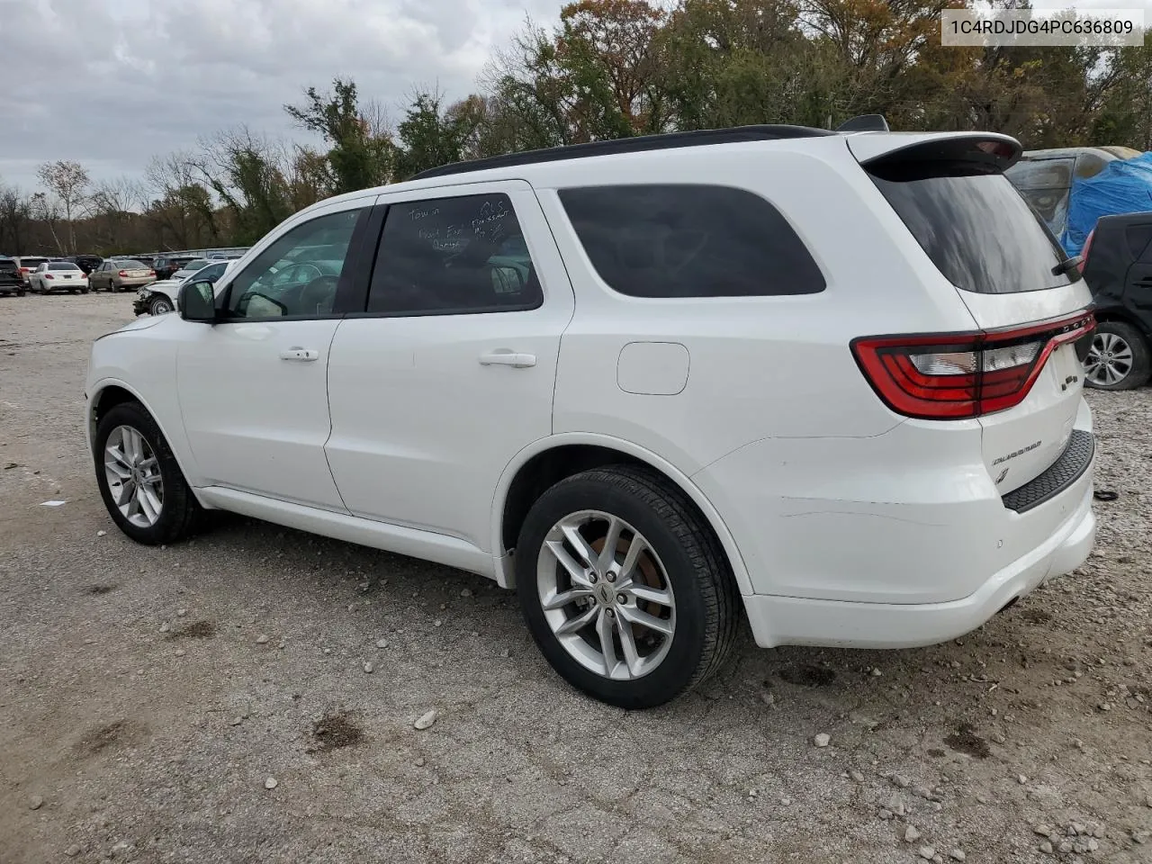 2023 Dodge Durango Gt VIN: 1C4RDJDG4PC636809 Lot: 80742924