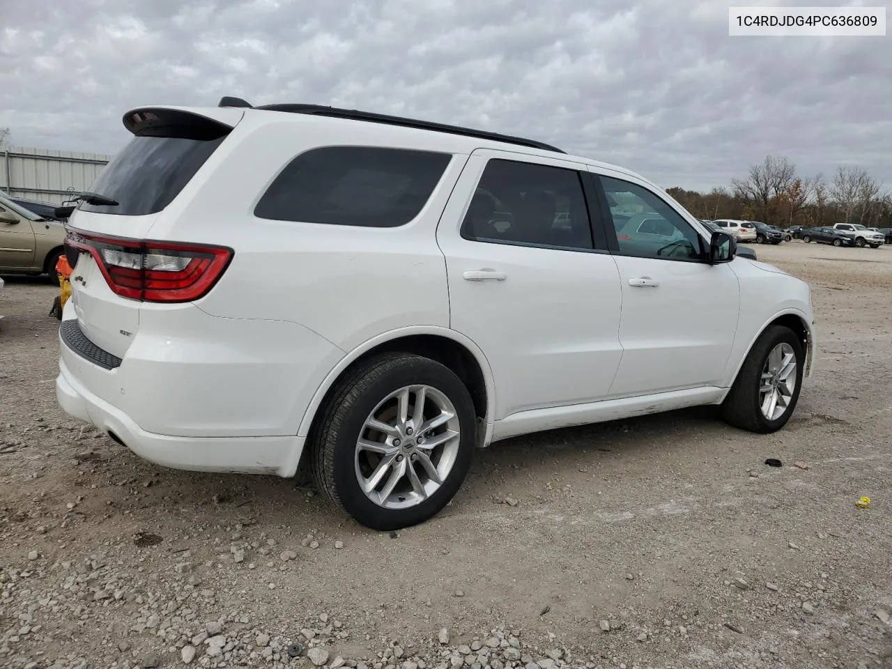 2023 Dodge Durango Gt VIN: 1C4RDJDG4PC636809 Lot: 80742924