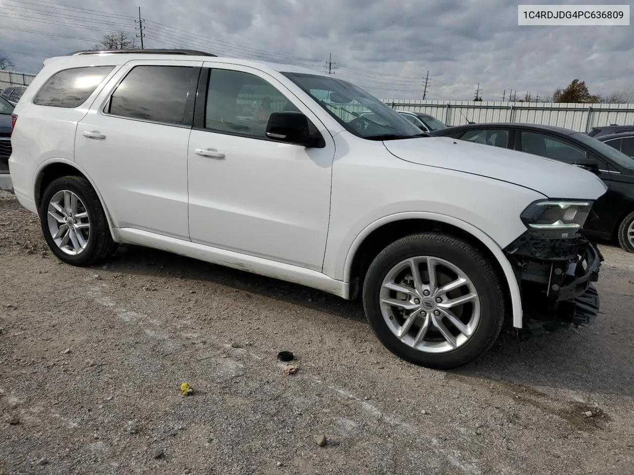 2023 Dodge Durango Gt VIN: 1C4RDJDG4PC636809 Lot: 80742924