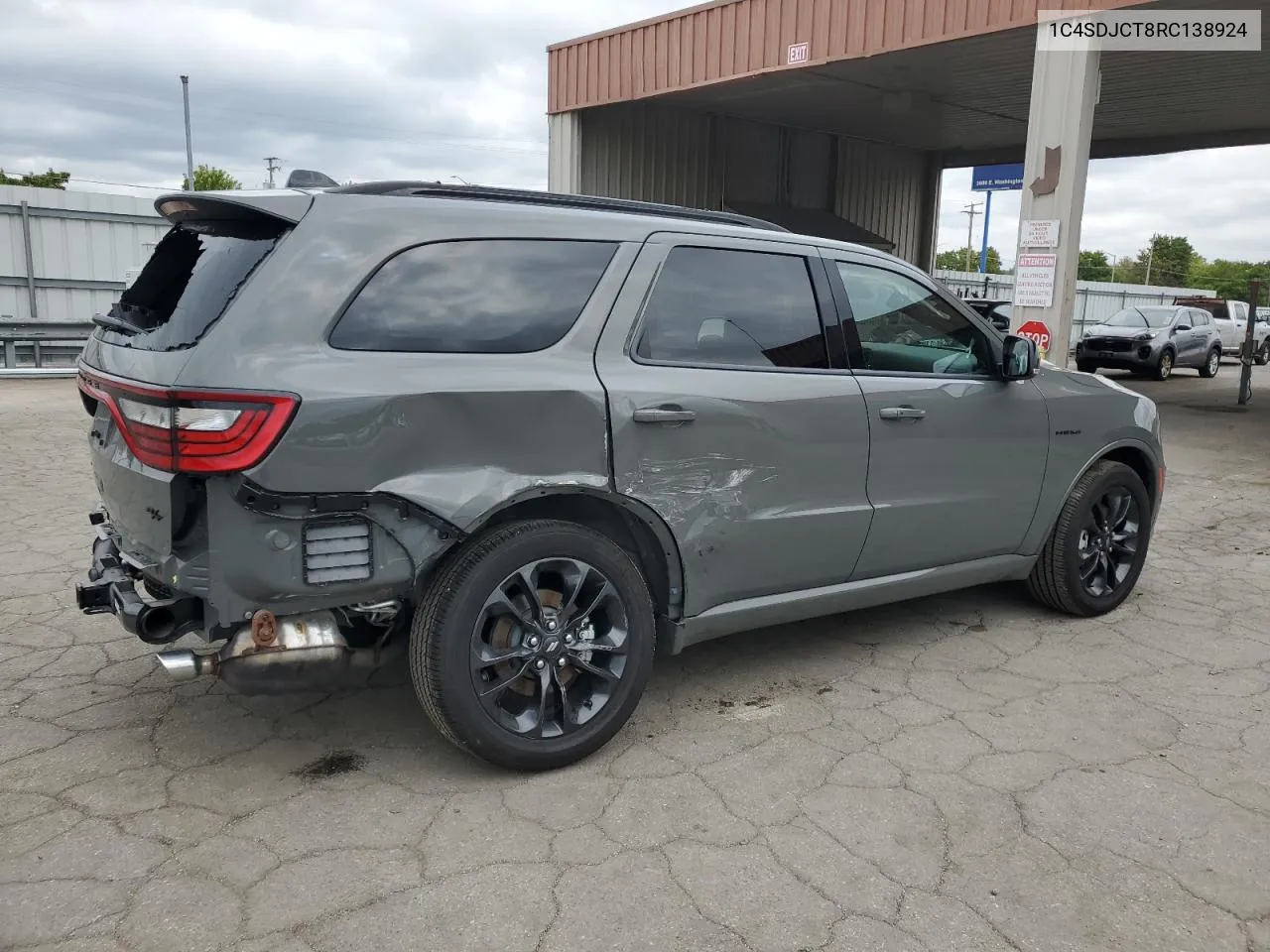 2024 Dodge Durango R/T VIN: 1C4SDJCT8RC138924 Lot: 72588414