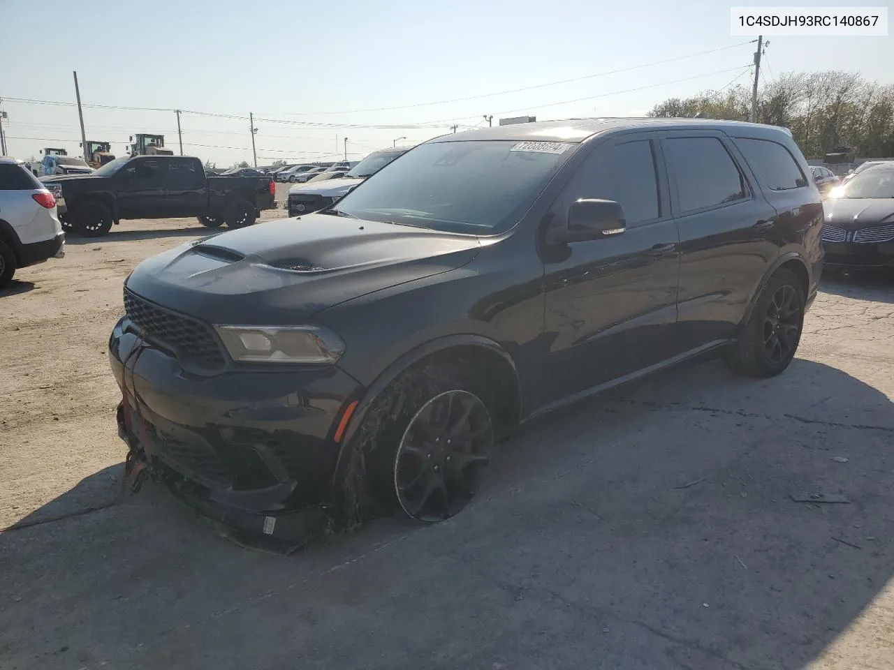 2024 Dodge Durango Srt Hellcat VIN: 1C4SDJH93RC140867 Lot: 72808694