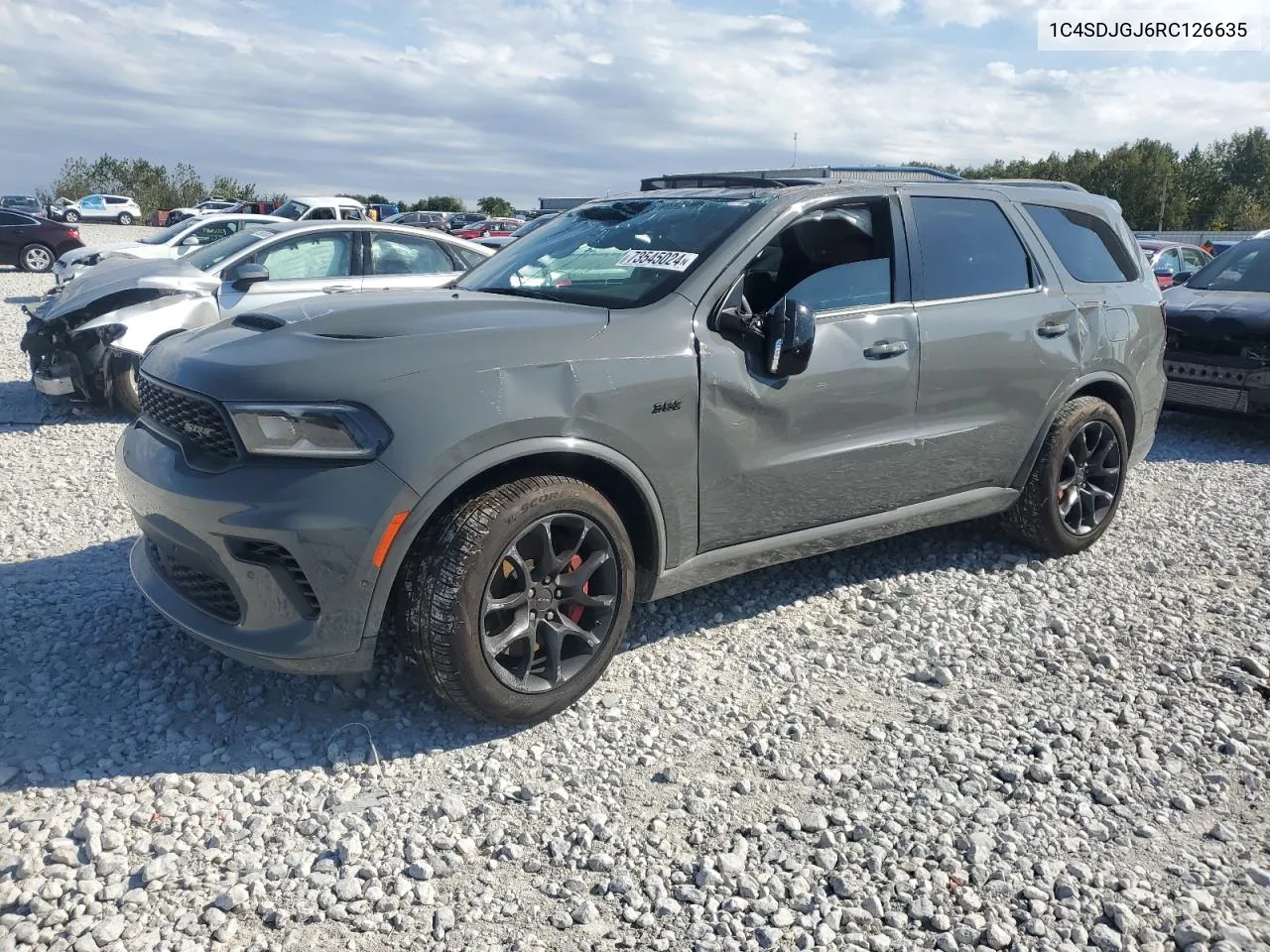 2024 Dodge Durango Srt 392 VIN: 1C4SDJGJ6RC126635 Lot: 73545024