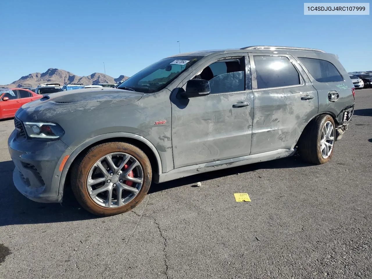 2024 Dodge Durango Srt 392 VIN: 1C4SDJGJ4RC107999 Lot: 77427854