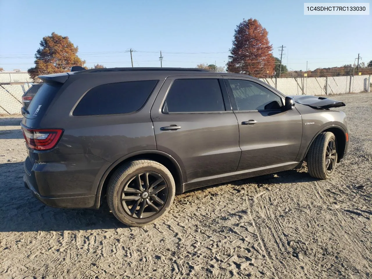 2024 Dodge Durango R/T VIN: 1C4SDHCT7RC133030 Lot: 78320364