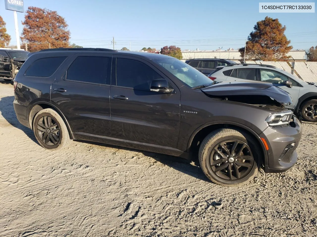 2024 Dodge Durango R/T VIN: 1C4SDHCT7RC133030 Lot: 78320364