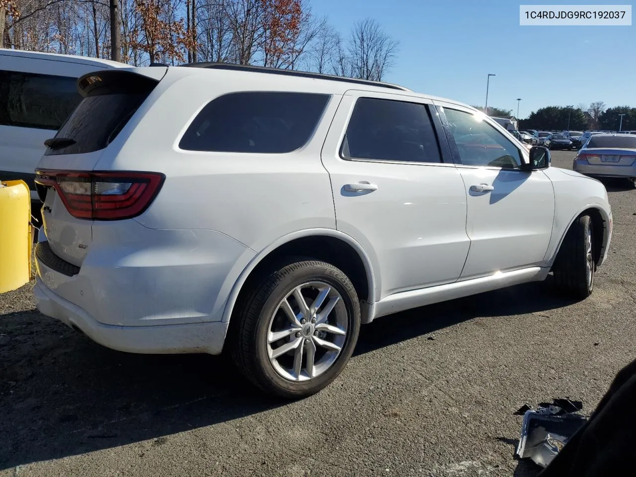 2024 Dodge Durango Gt VIN: 1C4RDJDG9RC192037 Lot: 81497644