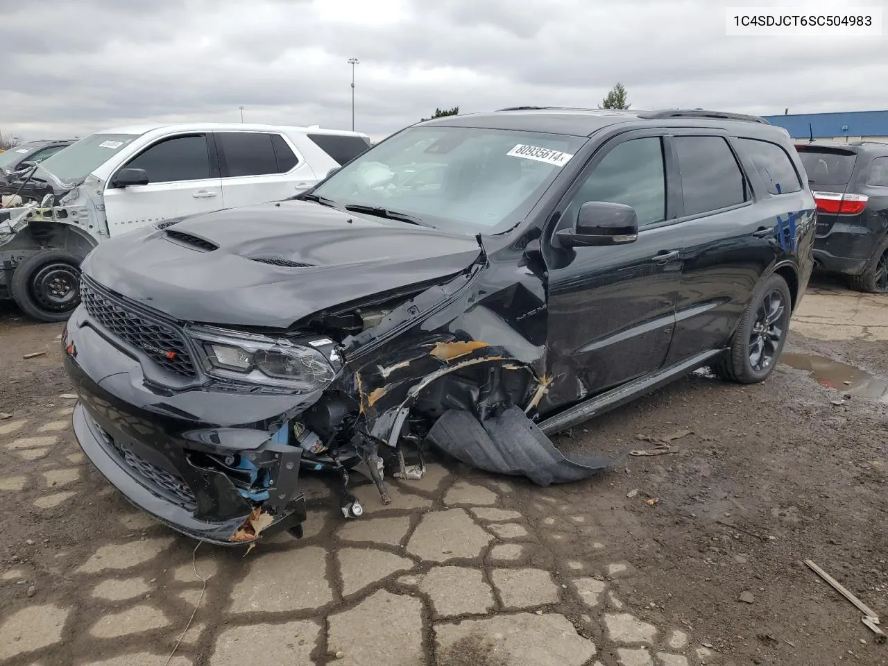 2025 Dodge Durango R/T VIN: 1C4SDJCT6SC504983 Lot: 80935614