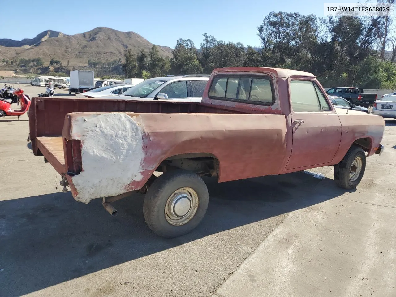 1985 Dodge W-Series W100 VIN: 1B7HW14T1FS658029 Lot: 78167814