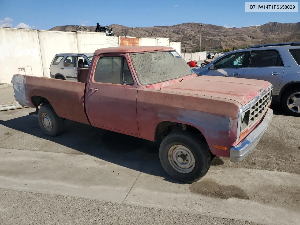 1985 Dodge W-Series W100 VIN: 1B7HW14T1FS658029 Lot: 78167814